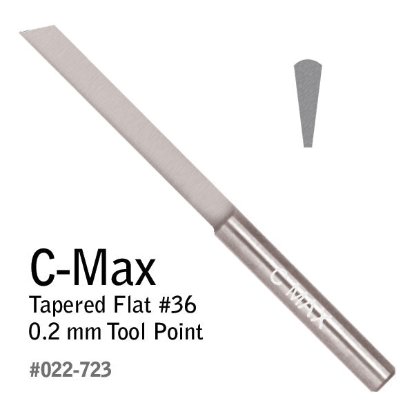 GRS® C-Max Tapered Flat Gravers