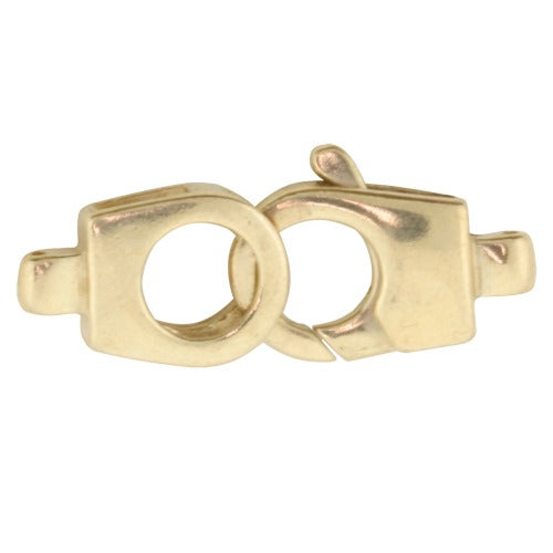 14k Yellow Gold Cast Clasp, 28.5 x 10.0 mm