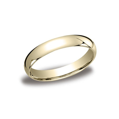 14k Yellow 4mm Comfort Fit Band
