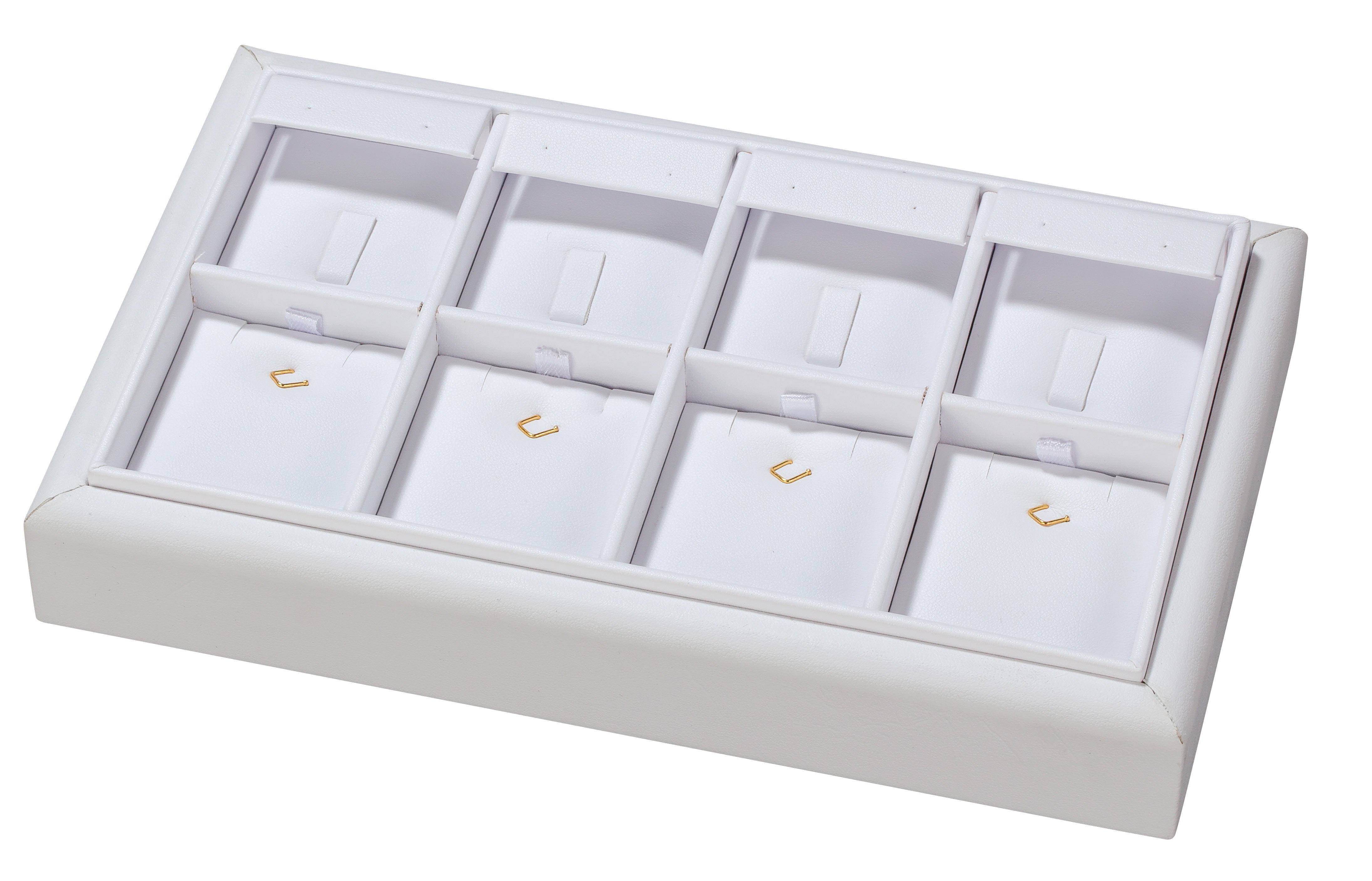 8-Compartment Stackable Combination  Trays, 9" L x 5.5" W