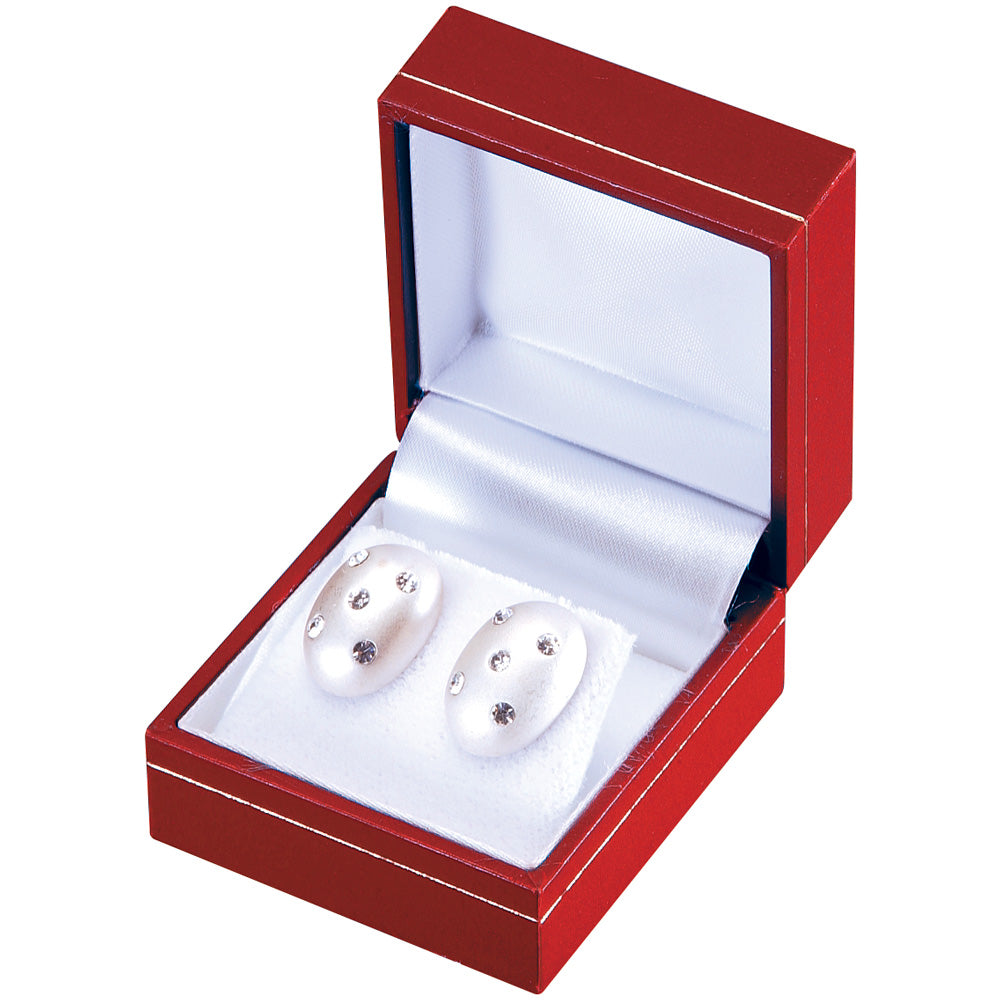 "Designer" Small Stud Earring or Pendant Box (2-Pc. Packer)