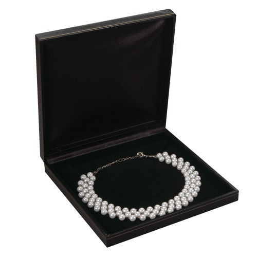 "Designer" Large Necklace Box (Case/36 in 1-Pc. Slip)