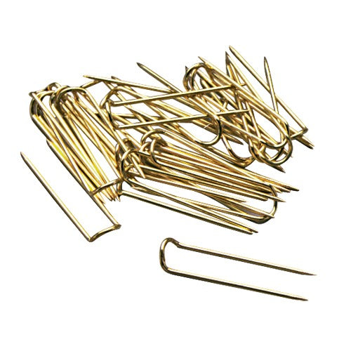 Silver- or Gold-Toned U-Pins