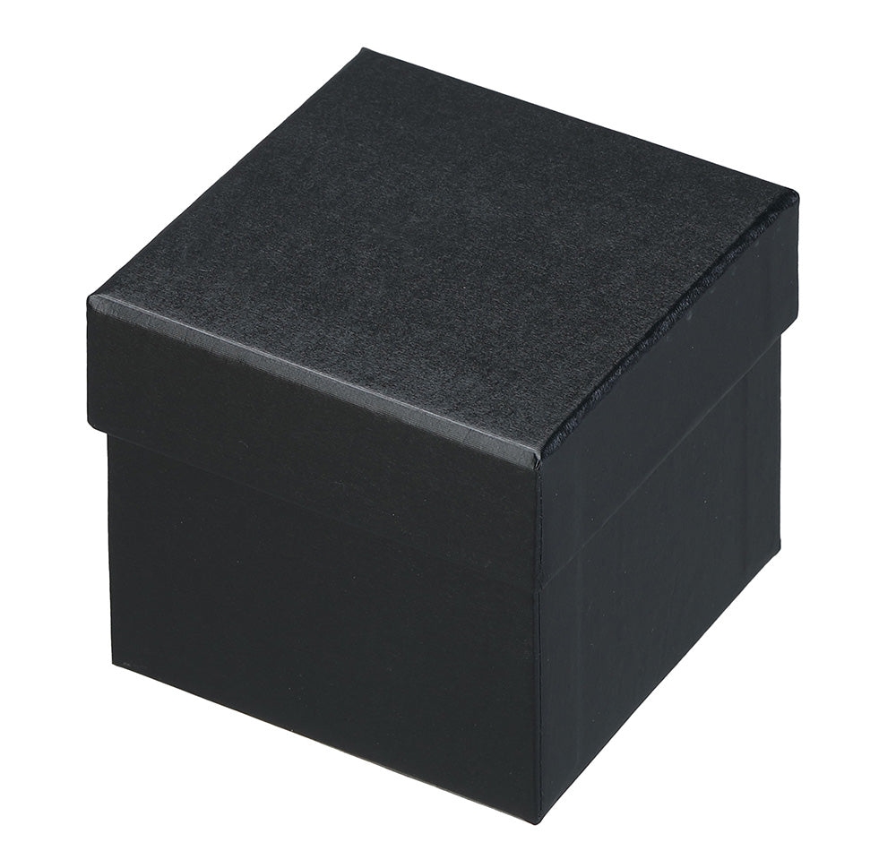 "Dusk" Ring Slot Box in Brushed Black Leatherette