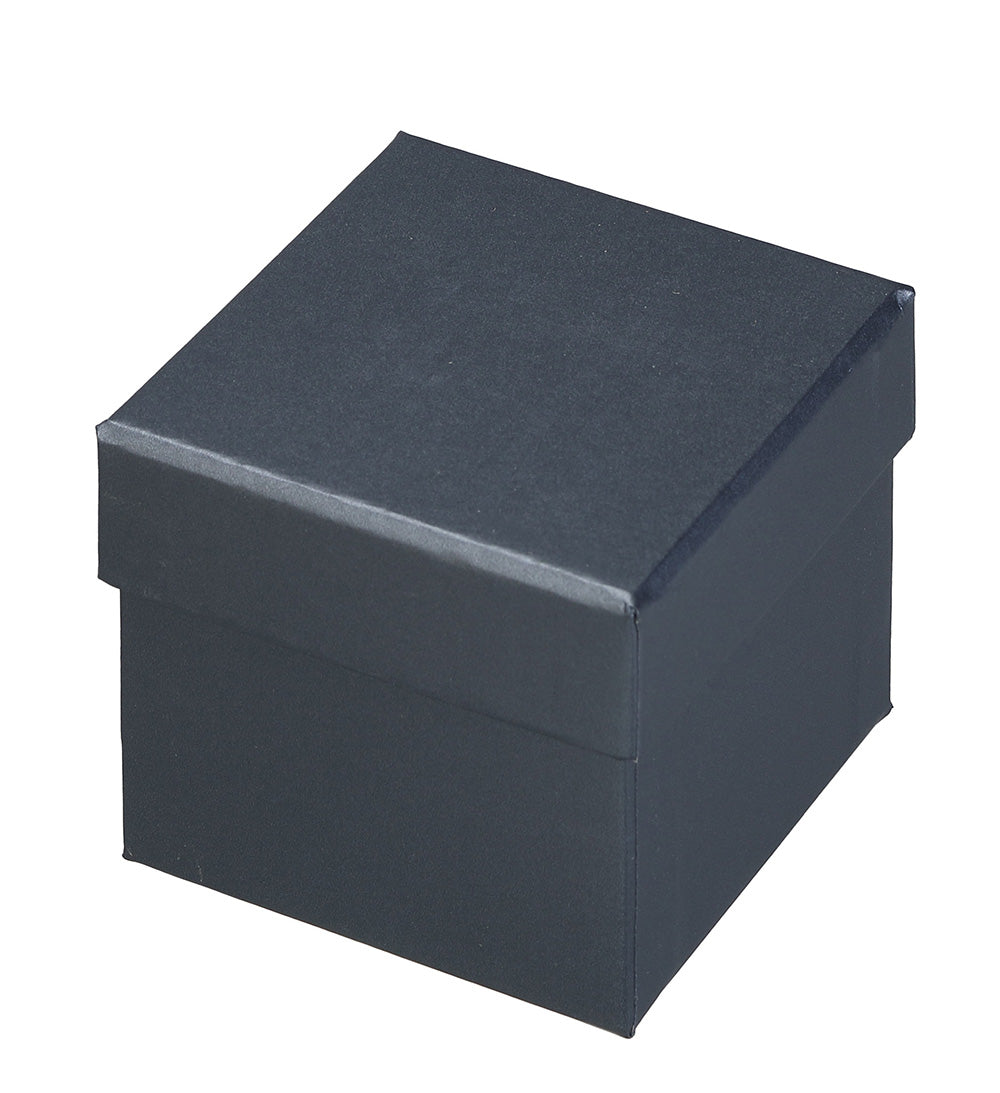 "Dusk" Ring Slot Box in Brushed Blue  Leatherette