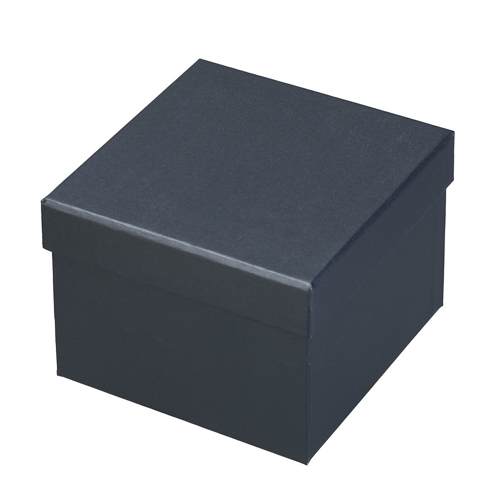 "Dusk" Pillow Box in Brushed Blue  Leatherette