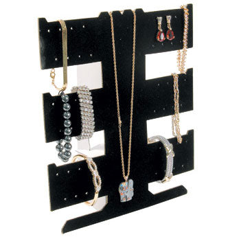 3-Level Multi-Function Jewelry Combination Easels, 9" W x 10" H