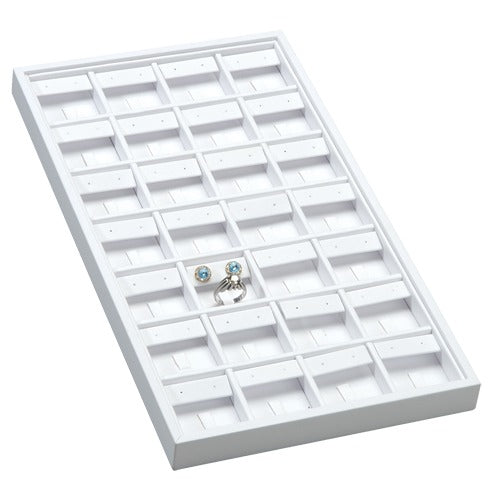 28-Pair Drop Earring + Ring Set Inserts for Full-Size Utility Trays, 14.13" L x 7.63" W