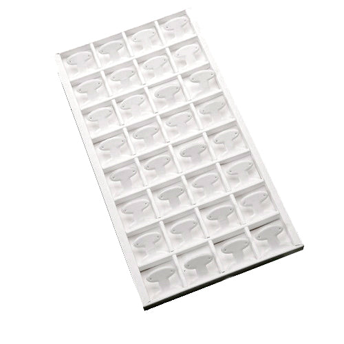 32-Pair Hoop Earring Inserts for Full-Size Utility Trays, 14.13" L x 7.63" W