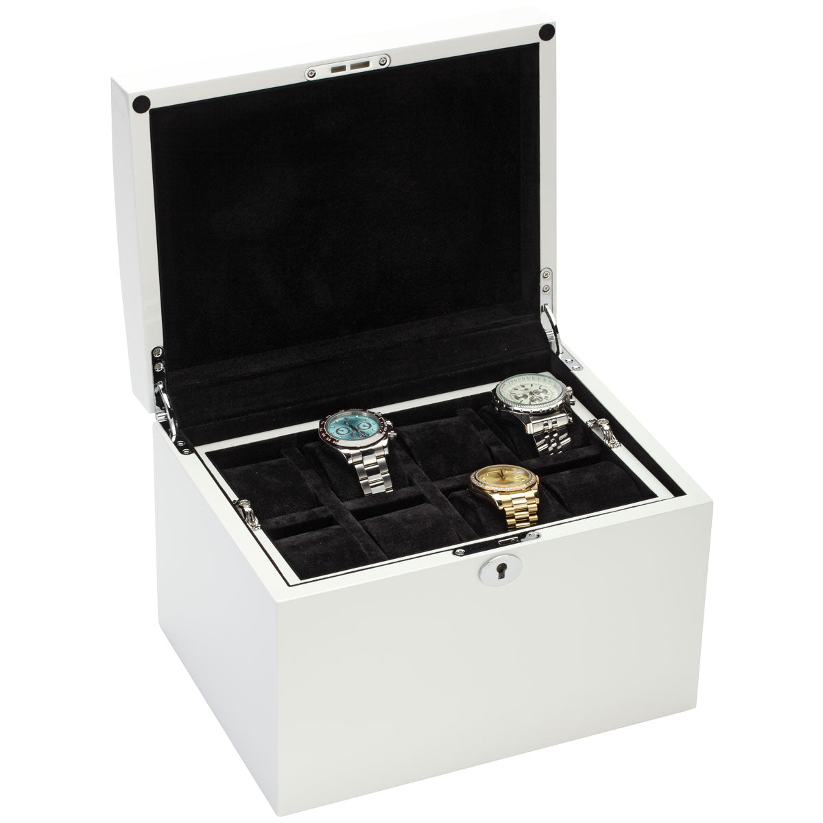 Diplomat "Prestige" 16-Watch Cases w/Removable Inner Tray