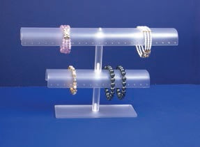 3-Tier Adjustable Earring Stands, 13.13" W x 11.38" H