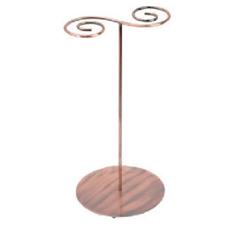 2-Hook Swirl Design Necklace Stands, 8" L x 7" W