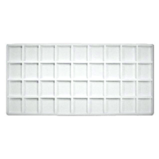 36-Slot Ring Inserts for Full-Size Utility Trays, 14.13" L x 7.63" W