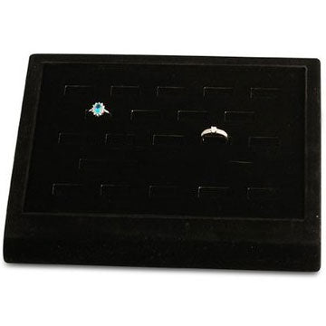 23-Slot Curved-Front Ring Trays, 9.5" L x 7.5" W