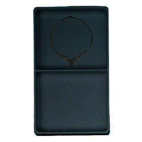2-Neck Form Stackable Necklace Trays, 15.88" L x 9.5" W