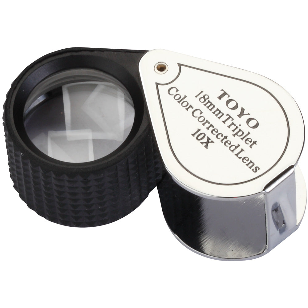 Toyo 18mm Triplet Color Corrected Lens 10x Loupe