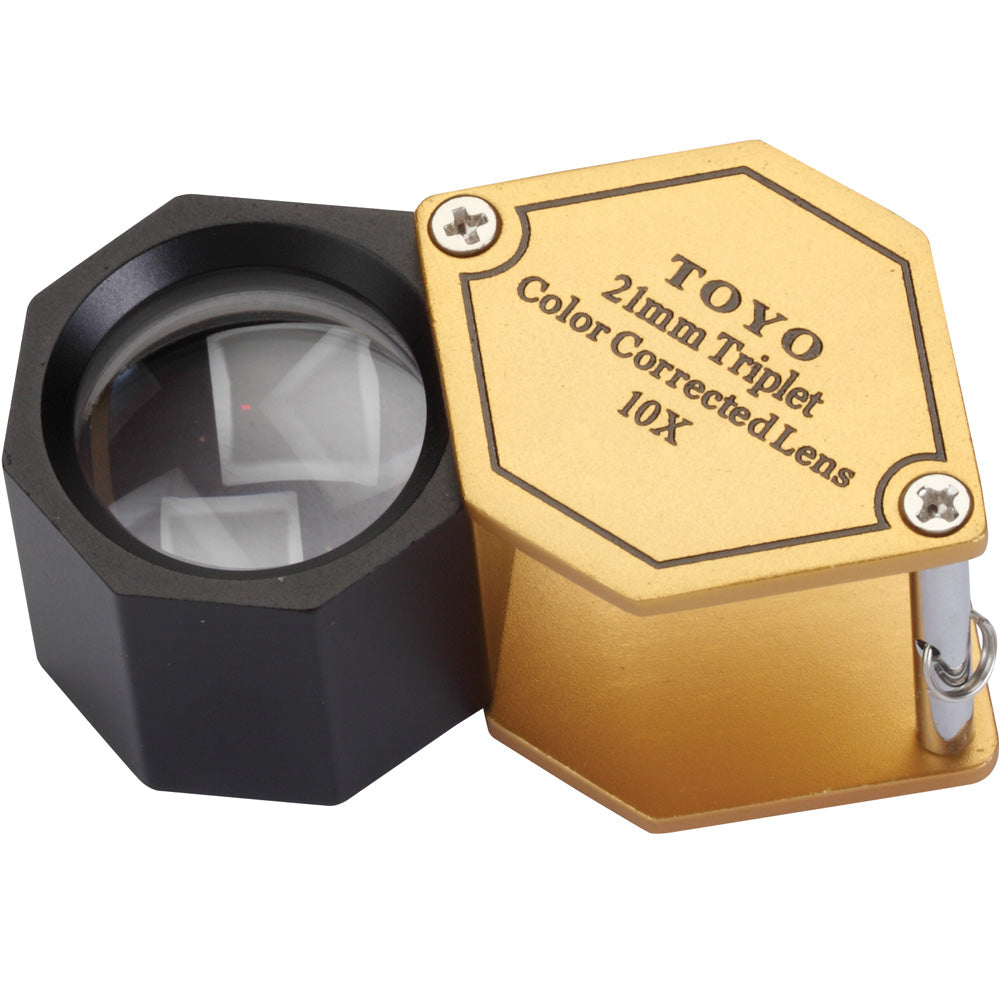 Toyo Hex Loupe - Gold Color