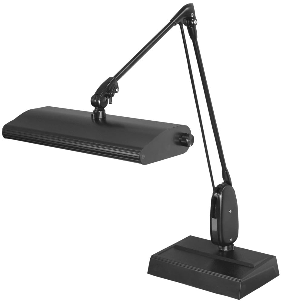Dazor® Lumilus LED Desk-Base Task Lamp (31" Classic Arm, Black)