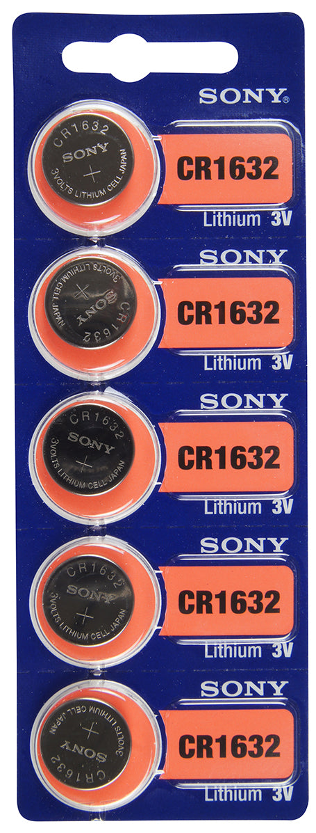 Sony/Murata 1632 (CR1632) Battery, Pk/5