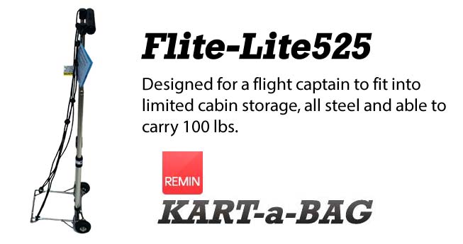 REMIN Flite-Lite Kart Luggage Carts, 8.25" L x 7.63" W
