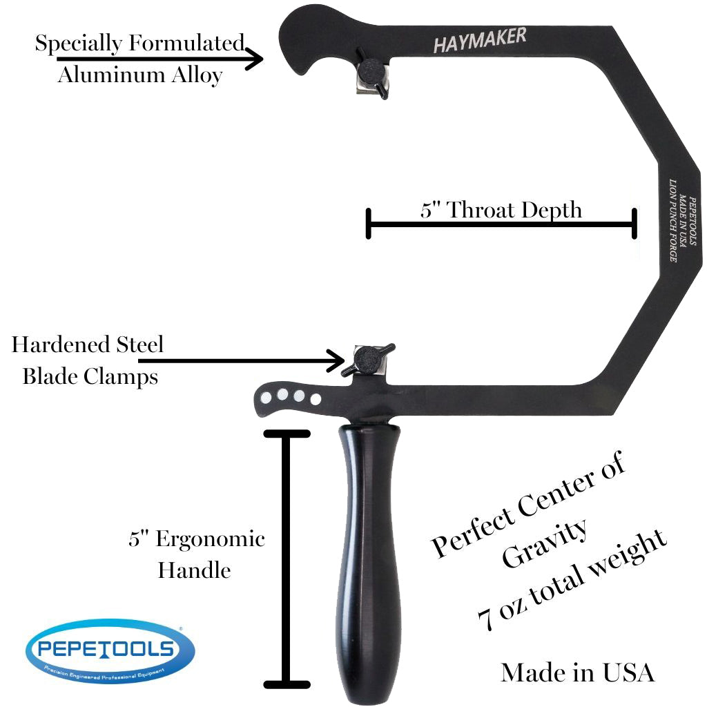 Pepetools Haymaker Saw by Lion Punch Forge